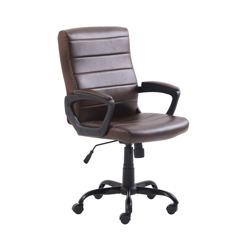 Poros - Executive Mid-Back Bonded Leather Office Chair